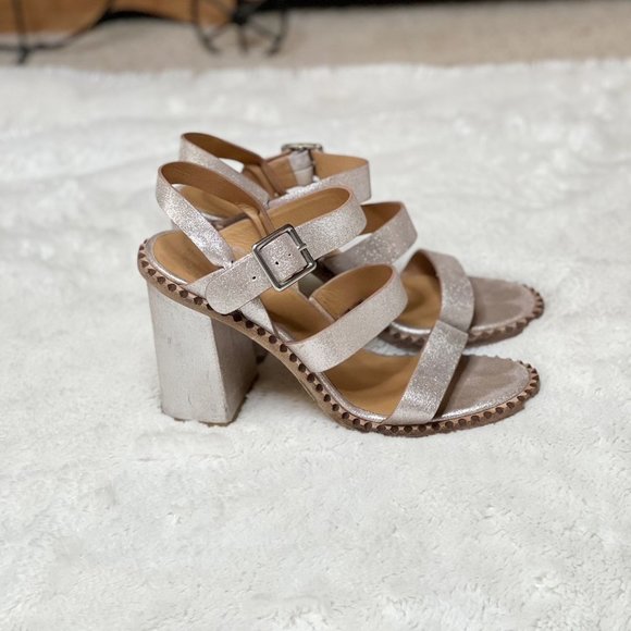 Marc By Marc Jacobs Shoes - Marc by Marc Jacobs Mix It Up Metallic Crosta Sandals Women's Size 37.5 (7.5)
